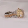 Luxury Looking Fullt Watch Iced For Men Woman Woman Top CraftSmanship Unikt och dyra Mosang Diamond Watchs For Hip Hop Industrial Luxurious 62568
