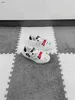 Klassiekers baby sneakers kleurrijke cartoon brief printen kinderschoenen maat 26-35 doosbescherming meisjes casual board schoenen jongens schoenen 24april