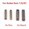 2-10x écran d'affichage LCD Connecteur FPC Connecteur Flex Plug Jack pour Xiaomi Note 8 Pro 8T 7 REDMI Note8 Hongmi Note7 Note8t à bord 40 broches