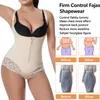 Corps Shapewear Femmes Bodys Shaper Corset Traineur Traineur Contrôle Corps Shaper Fajas Colombianas Girdles Zipper Buste ouvert