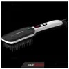 Brosses de cheveux Anion électrique Brosse de peigne plus droite