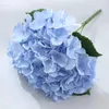 Decoratieve bloemen 5 hoofden Hydrangea 3D Artificial Diy Wedding Bridal Bouquet Grote Blue Home Decoration Arrangement