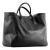 Totes Roomy Women Bag Genuine Leather Handbag Luxury Cowhide Casual Tote Thick Real Natural Bucket Shopper Daily Big Purse