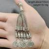 2pcs 10 Stile Tibetan Silber Rosenkranz Tassel Anhänger DIY machen Ohrringe muslimische islamische Gebetsperlen Accessoires Charme Großhandel