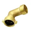 2Pcs 45 Degree Garden Hose Elbow Fitting 2Pk With 2 Washers - Outdoor Faucet Extender, Hose Connector Spigot Extender