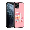 Kawaii Box de lait de fraise japonais Case de téléphone noir pour Apple iPhone 15 14 12 13 Mini 11 Pro Max XR 7 plus 8 + SE 2020 X XS SOF