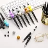 Pens 100Pcs Plastic Beaded Pens For DIY Beaded Ballpoint Pens Suitable For Children Student Gifts Office School Supplies