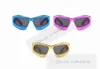 Fashion Children Lunettes de soleil Girls Hip Hop Fruit Frame de chauve-souris Lunettes de soleil Goggles Childre