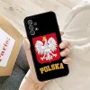 Polen polnische Flagge Telefonkoffer Funda für Samsung S30 S20 S22 S21 S9 S10 S8 S6 Pro Plus Edge Ultra Fe Silicon Soft Coque