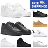 Klassiekers 1 07 Lage skate Casual schoenen OG Originele plaatvormige trainers Lage platte enige loafers Alle witte zwarte buitenschoenen Heren Dames gratis verzending sneakers dhgate