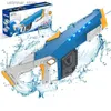 Sand Play Water Fun Electric Water Gun For Adult Kids Outdoor Automatic Water Suction Water Blaster Squirt Long Range Outdoor Shooting Toy Gift L47