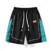 Men's Shorts 2024 Summer Arrival Bermuda Loose Beach Fashion Patchwork Printing Casual Versatile Thin Trend
