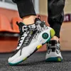 Casual Shoes Men's 2024 Autumn/Winter High-Top Sports Comfort Running Basketball Crossover Dad för tonåringar