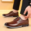 Sıradan ayakkabılar moda erkekler deri dantel adam iş resmi erkek ayakkabı nefes alabilen loafers boyutu 48 zapatillas hombre