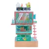 Nuovo ufficio postale Cat Cafe Dollhouse 3D Puzzle Acrilico Disponibile Assemblea Smart Voice Night Light Children Girl Girl Toys Gaming Casa Casa