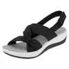 Vrouwen sandalen zomer gesloten teen roman sandalen vrouwen boog platform wiggen sandalen dames sandalen plus maat 43 240411