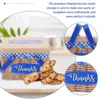 Bouteilles de rangement Cookie Tin avec poignée Coud Candy Box Biscuit Christmas Gift Tinplate Container Snack