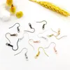 100/300pcs Hypoallergènes Kit de crochet d'oreille Kit de couleur Mélange Color Wires Fish Crows Open de saut Open Plugs d'oreille pour la fabrication de bijoux de bricolage
