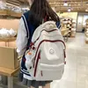 Ryggsäck som säljer duk 2024 Fashion Student Back Pack Japanese Minimalist Junior High School Travel Computer Bags