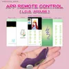 Autres éléments de beauté de la santé Vibratrice de clitoris sans fil pour les femmes App Remote contrôle papillon vibrant stimulation de clitorisation femelle Toys silencieux adultes L49