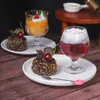 Dekorativa blommor 1st Simulation of Chocolate Cake Model Gourmet Dessert Artificial Set Pography Props RreBrigerator.