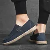 Chaussures décontractées Fashion Sneakers pour hommes toile respirante marche conduisant confortable hommes extérieurs appartements tenis masculino