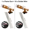 Portable Welding Torch Gas Burner High-temperature Brass Copper Gas Cutting Torch Brazing Propane Weld Pipeline Flame Gun