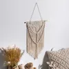 Gran tapiz tejido Boho Macrame Wall Hanging Bohemian Tassel Decoración del hogar Regal 240411