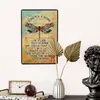 Tin Sign Vintage Skye Boat Song for Fan Outlander Sing You A Song of A Lass Hippie Dragonfly Unframed Metal Sign, Most