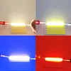 Vente chaude 3V 3,7 V DC 60 mm 8 mm Strip de LED 1.5W 3W CHAUD CHARD BLANC BLEU ROUGE ROUGE COB SOURCE SOURCE POUR LA LAMPE DE TRAVAIL DE BICYLEME DIY