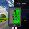 Wasserdichtes Fahrrad Computer großer Bildschirm Kabelgebundener Tachometer -Roadbike -Computer Kilometerzähler mit LCD -Hintergrundbeleuchtung Radsportcomputer