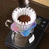 Harz Regenbogen tragbare Kaffeemaschine über Kaffeemaschine Kaffee Tropfer Brauereiglas Kaffeekanne Kaffeefilter Kaffeefilter