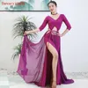 Stage Wear Belly Dance Performance Dresses for Women Bellydance Conete Abiti set femminile Abbigliamento Abito da abbigliamento M L