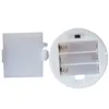 3 AA 2A Batteri 4.5V Holder Box -fodral med Switch Cover White Round Battery Case för 3x AA Battery Base Socket Organizer Holder Holder