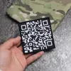 Codice QR Patch di ricamo non mi interessa come lo fanno california tattico quadrato badge tessitura di armi per decorazioni per gilet