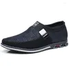 Casual Shoes Flat för män med Slip-On Design Lätt antiskidläder under alla säsonger plus storleksalternativ
