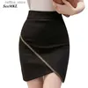 Gonna sexy Donne Summer Summer Black 2023 Fashion High Waist Short Mini Mini Mini Abbigliamento Korean Office CodyCon Y Gonna a matita XXL L410