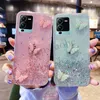 Ready Stock Phone Case voor Vivo X80 Lite 5G V25 Vivov25 Pro 5G V25E Luxe sterrenhemel Sky Butterflies transparante zachte achteromslag