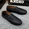 Casual Shoes Spring And Autumn Men's PU Leather Lefu Comfortable Lightweight 2024 Summer Soft Sole Lazy