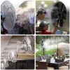 Outdoor Garden Koeling Misting System Set Hoge kwaliteit Greenhouse Water Fog Sprayer vernevelaar Spray Tubing Kit voor ventilator