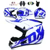 Motocicleta jovens crianças crianças capacetes completos Capacetes Motocross Casco Moto Off-Road Goggles Luvas Casco Ciclismo Protetor