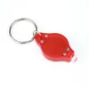 1000pcs 20000mcd Party Supplies Christmas White Torch Key Chains Ring Keyrings Light LED Falllamp Keychain Lights ZZ