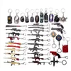 game keychains for men women toy gun metal small gift keychain m762 98K childrens keychain pendant