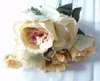 Decorative Flowers Stock 35cm Charming Artificial Silk Rose Flower Home Wedding Decoration Party Decor Blossom Peony Bloom