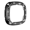 PC Case voor Fitbit Versa 4 Smart Watch Dubile Row Diamond Protective Shell voor Fitbit Sense 2 Bumper Anti-Fall Frame Cases