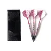 Pink Flower Soft Tip Professional Bag Darts Darts Safety Sport Game Darts With Gift Best Indoor Movement Systemic Leather S5N0