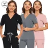 S-2XL 8 colori Nursing Medical Uniform