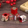 1:12 Dollhouse Miniature Cute Cookie Jar Candy Box Storage Tank Model Möbler Tillbehör för Doll House Home Decor Kids Play