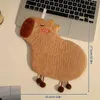 Handtuch absorbierende Capybara Handtücher Korallen Samt Hanging Kawaii Tierwaschlappen für Kinder Küche Vorräte