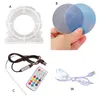 3D Crystal Abyss Mirror Ornament Crafts Silicone Mold Suitable for Epoxy Resin Diy Crafts Jewelry Making Home Decor Y08E